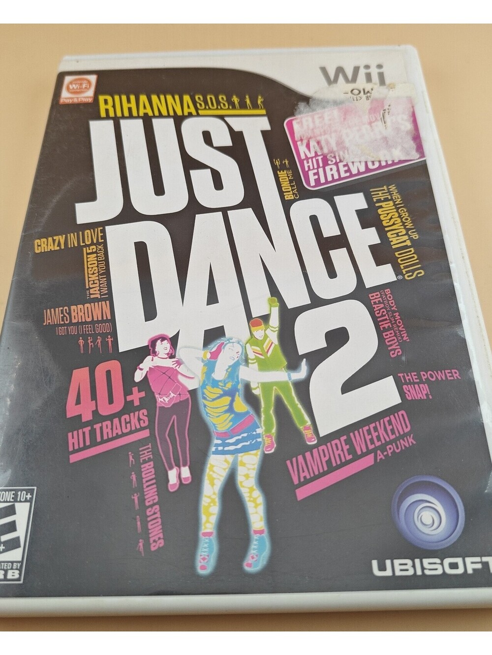 Just Dance 2 Nintendo Wii Dance Music Party Multiplayer Video Game